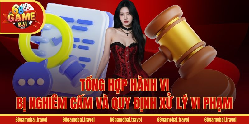 Tổng hợp hành vi bị nghiêm cấm và quy định xử lý vi phạm